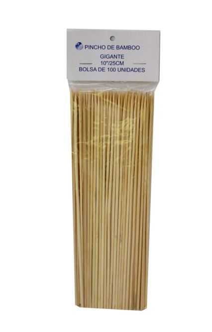 Pincho de Bamboo gigante 10"/25cm 100 unid  gb-1186