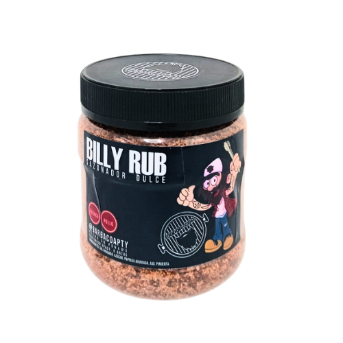 Barbacoapty  Billy Rub sazonador dulce  8oz (E)