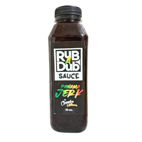 Rub a Dub Salsa bbq Panama jerk 20oz (E)