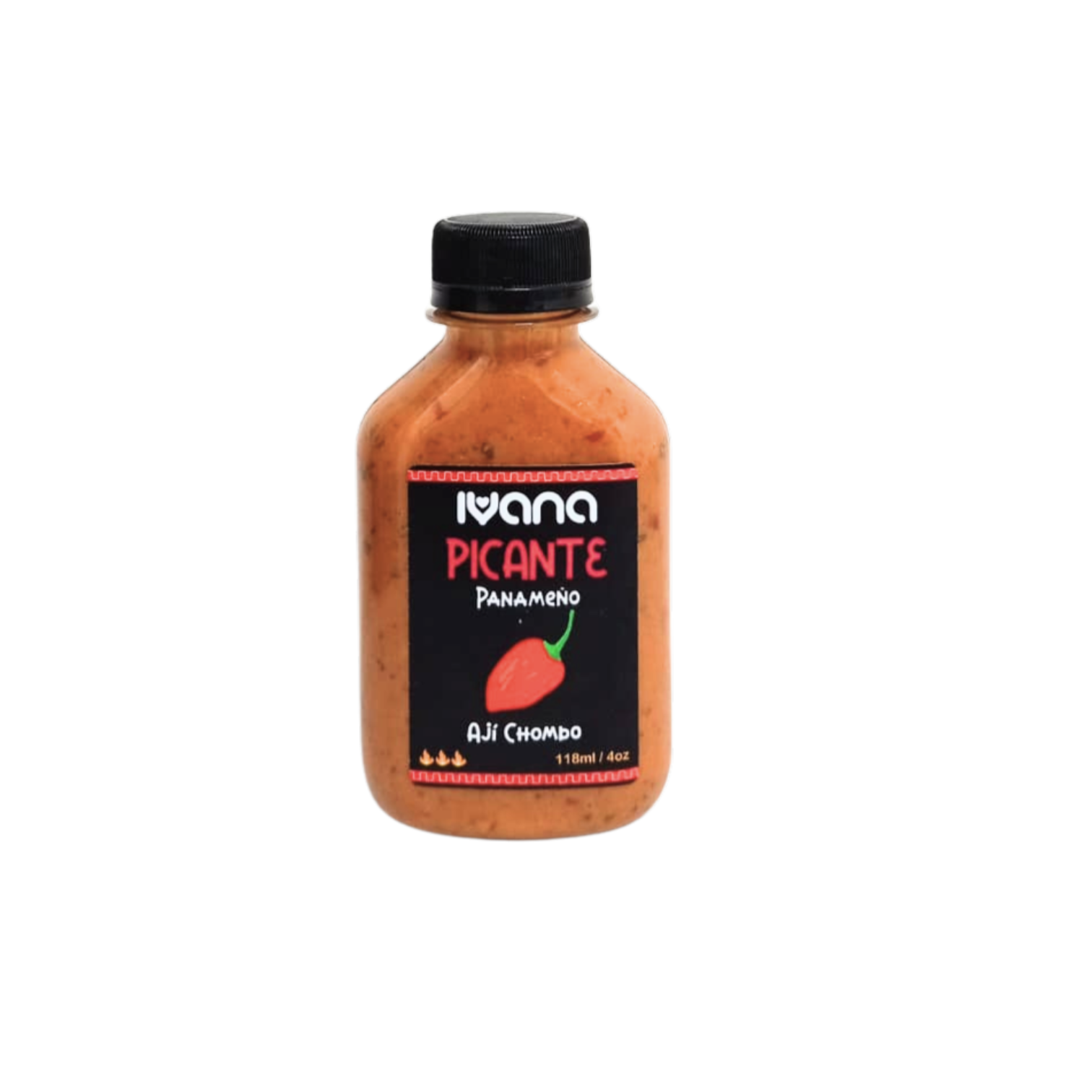 Ivana Picante Ají Chombo Rojo 4oz (E)