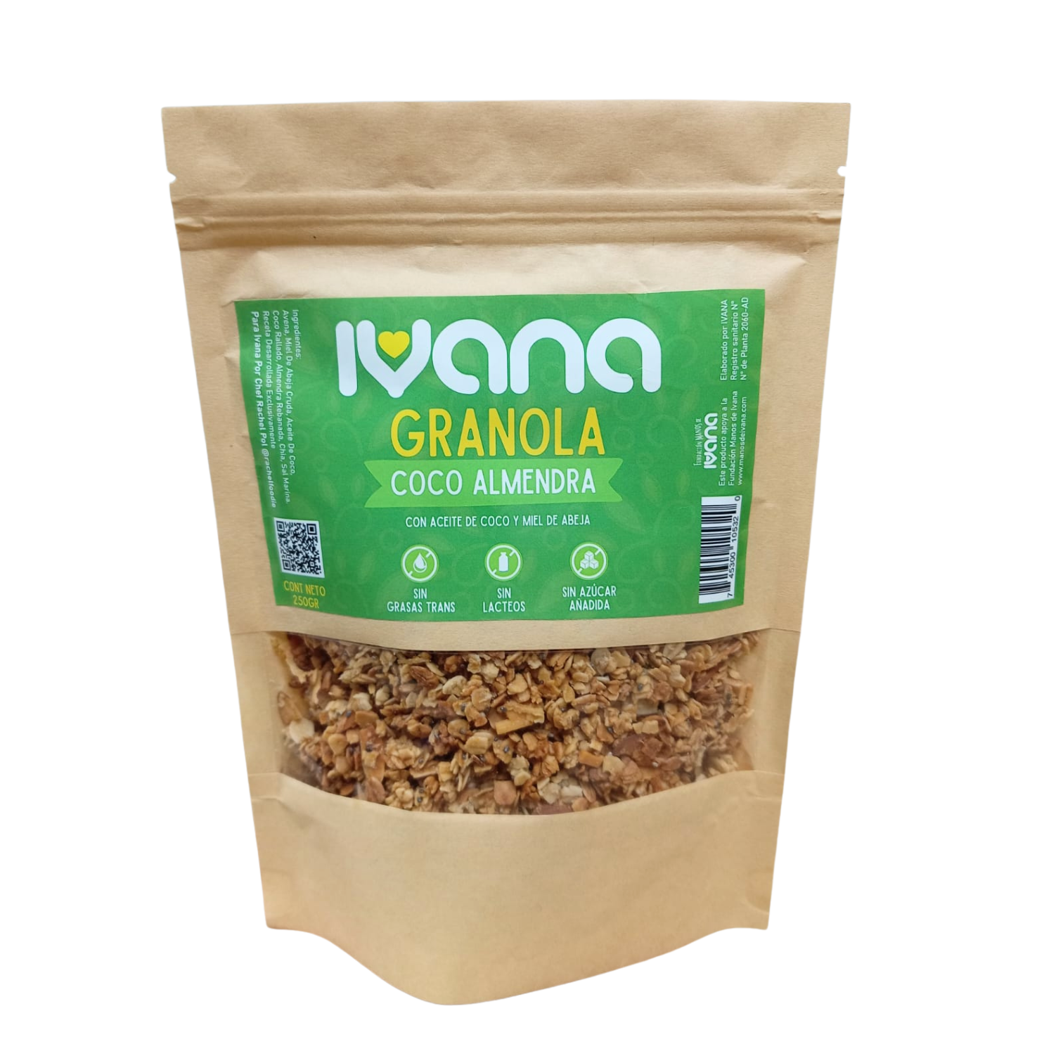 Ivana Granola de Coco y Almendras 250gr (E)