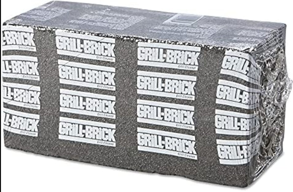 Grill-Brick Ladrillo limpiador de parrilas,tamaño 8"x4", negro (A)