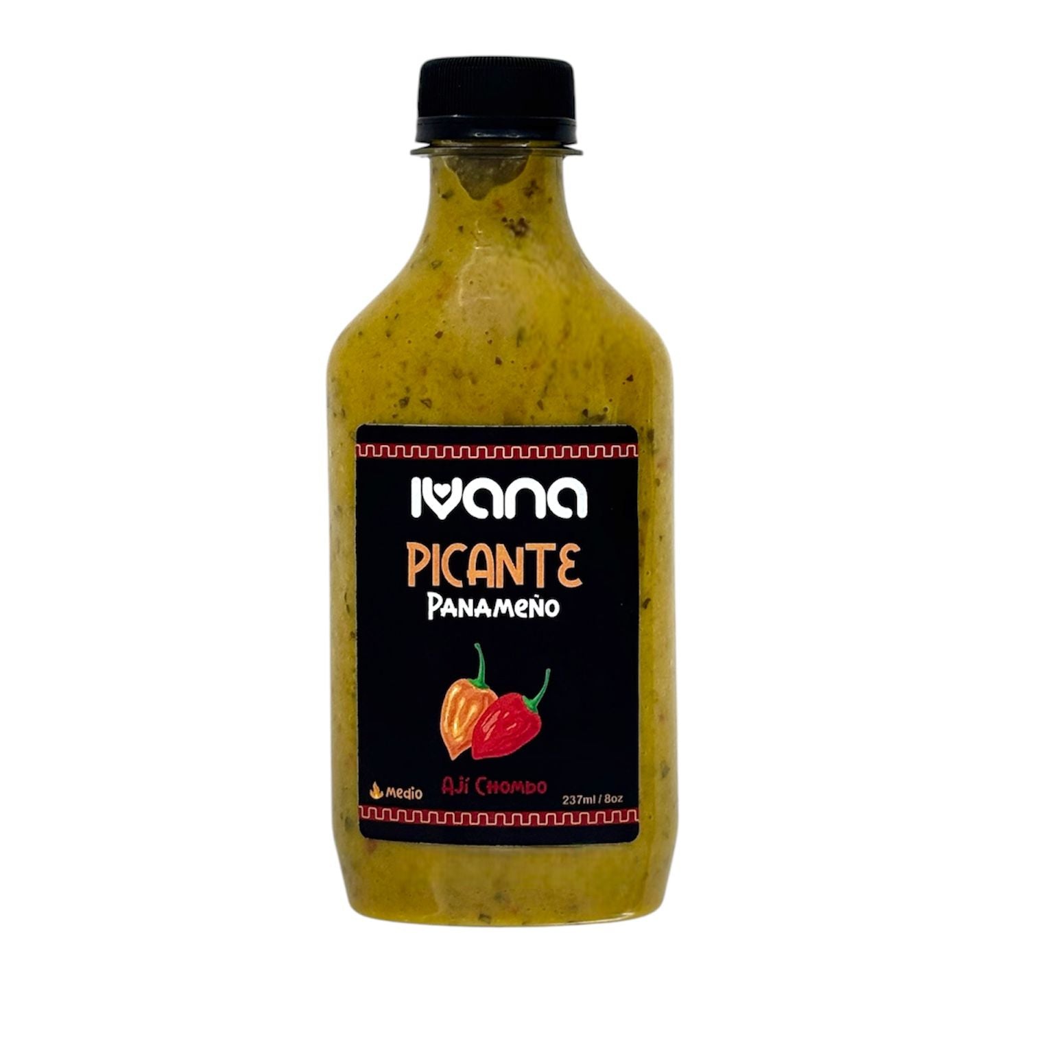 Ivana Picante panameño de Ají Chombo Medium 8oz (E)
