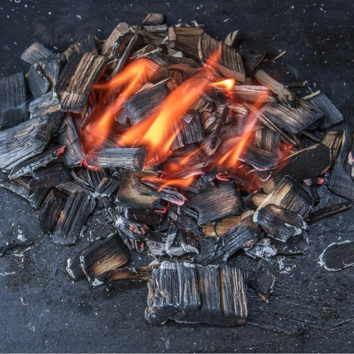 Oklahoma Joe's Virutas ahumadoras de madera de manzana, bolsa de 2 libras(A)