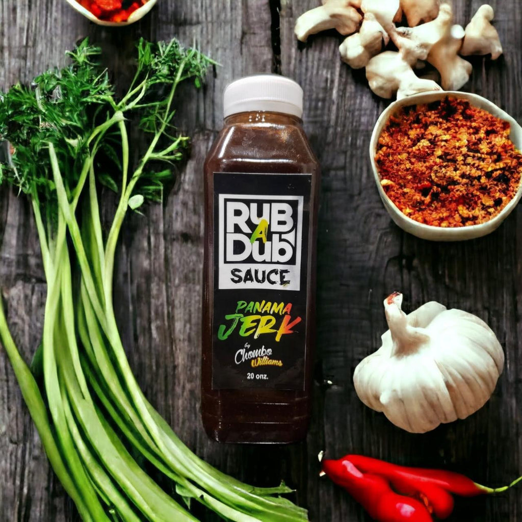 Rub a Dub Salsa bbq Panama jerk 20oz (E)