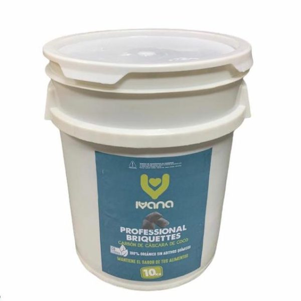 Ivana Carbón de cáscara de coco para bbq tanque 9kg