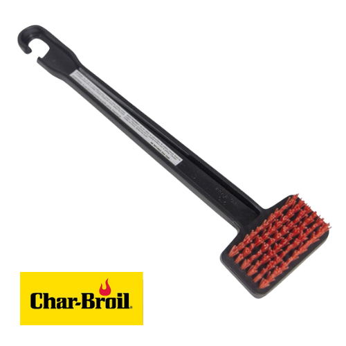 Char-Broil Cepillo de cerdas de nylon standard con raspador (A)